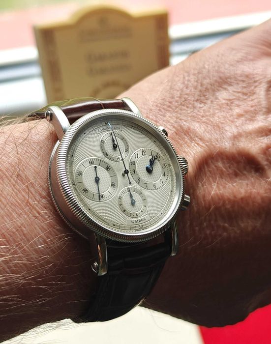 Zegarek Chronoswiss Kairos Automatic Chronograph Aligator Iwc Unikat