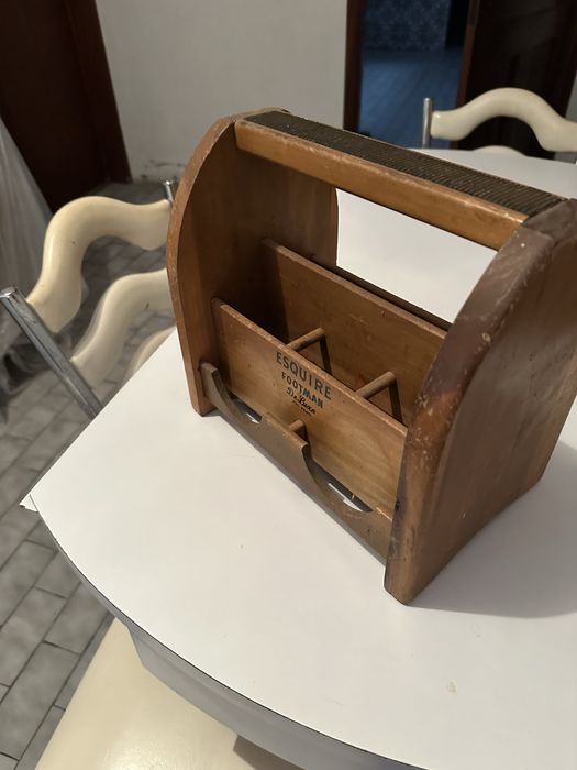 Caixa vintage de engraixe