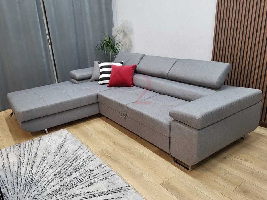 Narożnik ALEX OD RĘKI Kanapa Sofa z Funkcją spania Łóżko Pojemnik