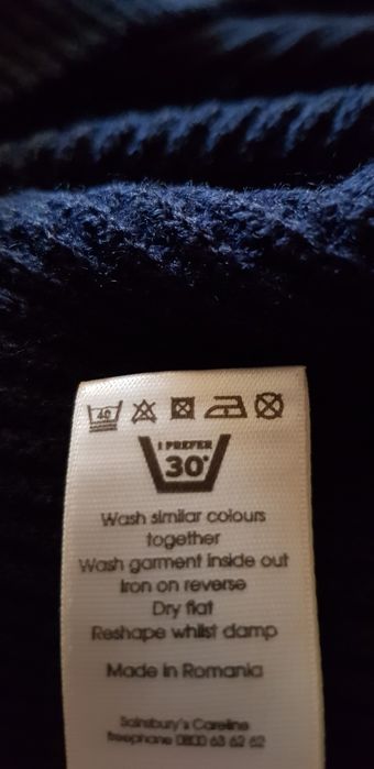 Sweter męski kolor granat
