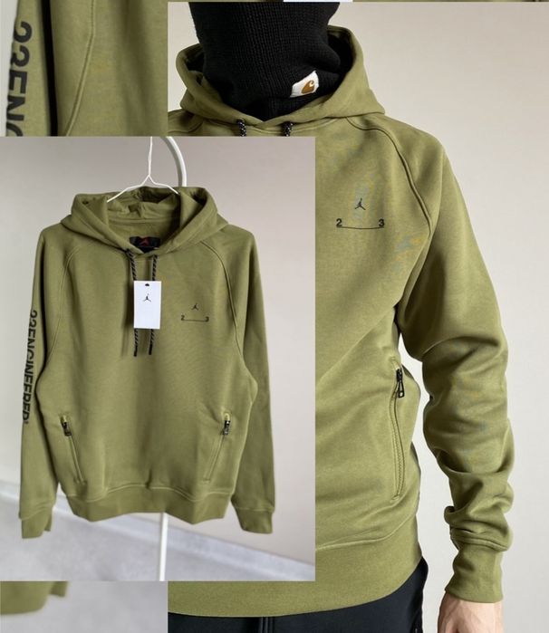 Кофта худі NikeAir Jordan 23 Engineered Olive Fleece Hoodie DQ7881-378