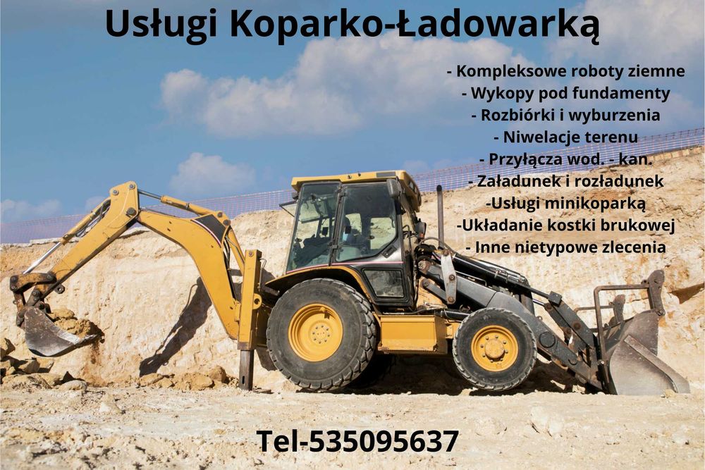 Usługi Koparko-Ładowarką
