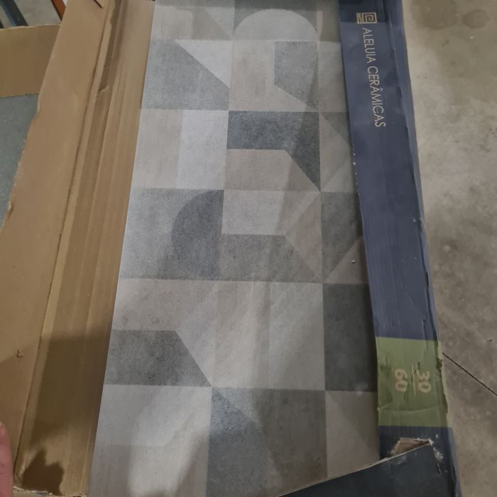 Revestimento cerâmico aleluia  geo studio bege 30x60cm