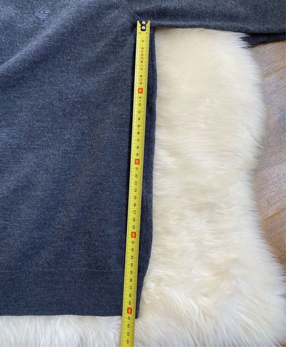 Sweter męski Emporio Armani ze 100% dziewiczej wełny