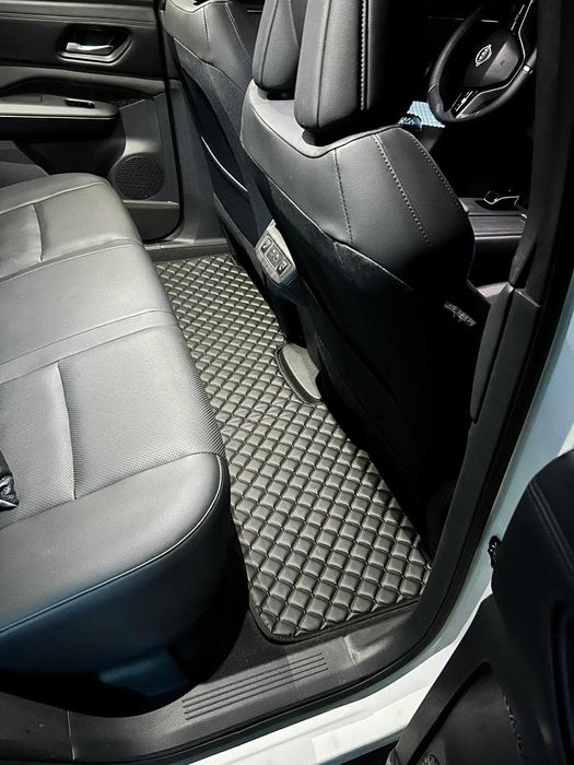 Коврики в салон Екошкіра для Nissan Ariya Almera Juke Kicks Leaf Micra