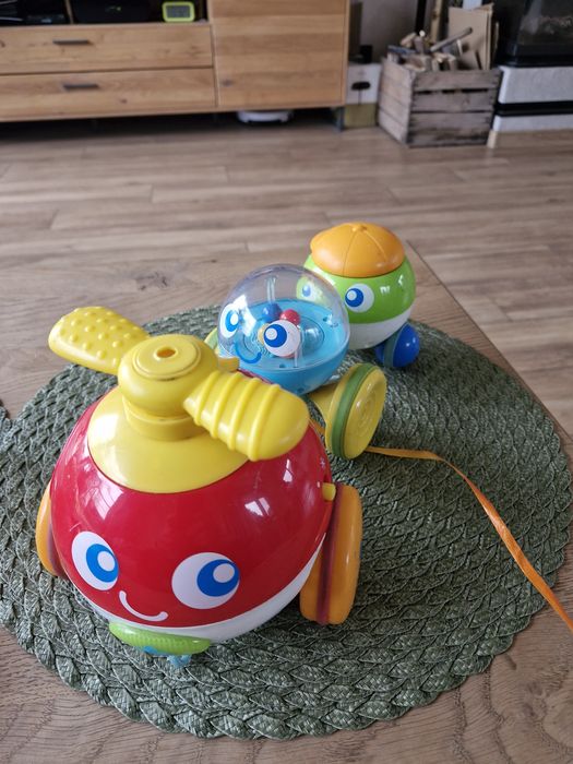 Bańkowy pociąg zabawka