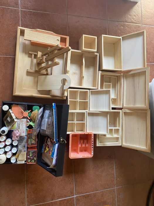 News: Set of tea boxes, jewelry boxes, trays, and others64751913788545121