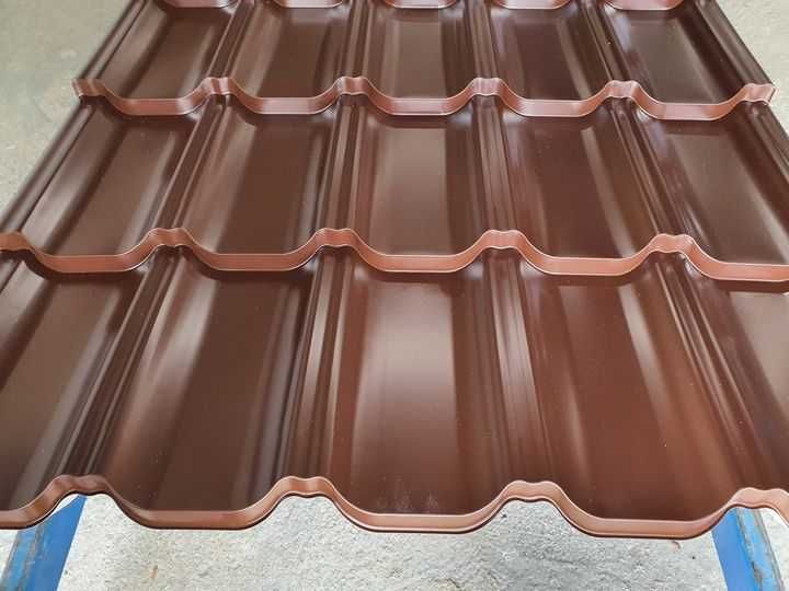 Blachodachówka KIARRA 0,4 RAL 8017 czekoladowy brąz z transportem