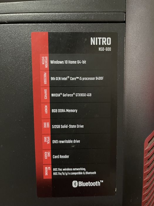 Desktop PC Acer Nitro N50-600