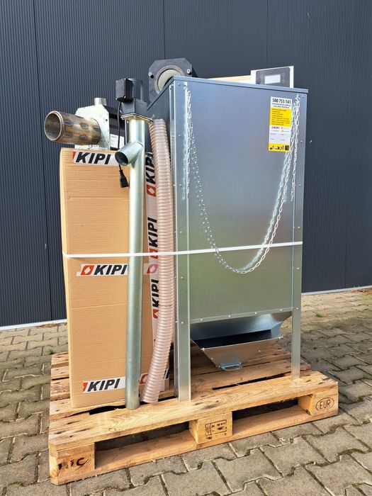 Układ kipi 20 kW podajnik palnik sterownik do modernizacji na pellet
