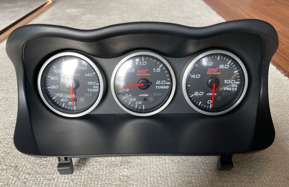 Zegary DEFI STI GENOME kpl z daszkiem Subaru Impreza STI 2001- 2007