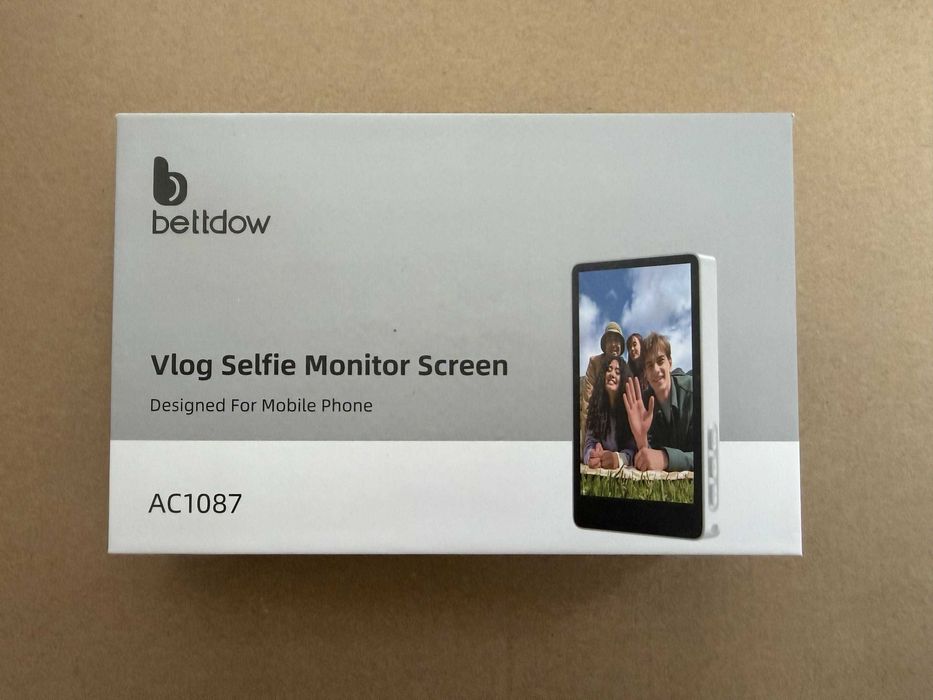 BETTDOW AC1087 monitor do selfie Vlog ekran do telefonu magnetyczny
