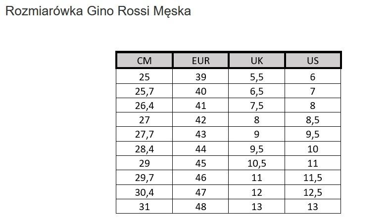 Buty Gino Rossi model MPC386 rozmiar 40/G1/2