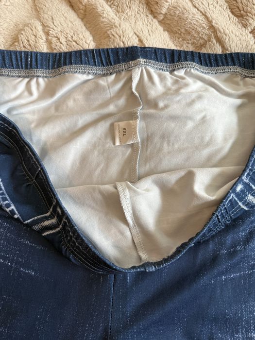 Legginsy imitacja dzinsow
