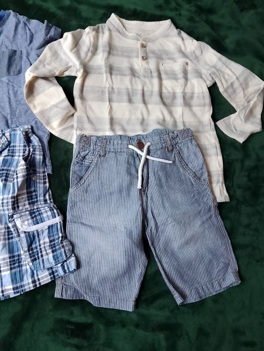 Spodenki, koszulki chłopięce 116 Zara. Jak nowe, coccodrillo