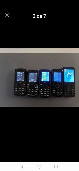 Lote 4 telemóveis todos a funcionar usados