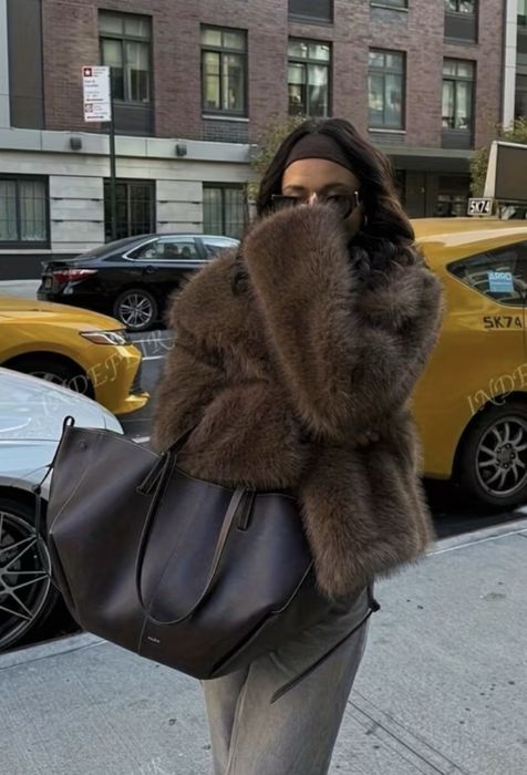 Еко шубка куртка нова oversize трендова накидка шоколадний колір