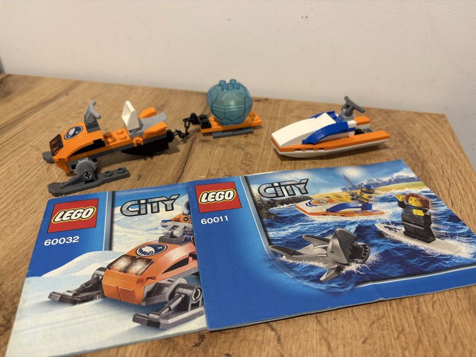 Skuter śnieżny i quad lego city