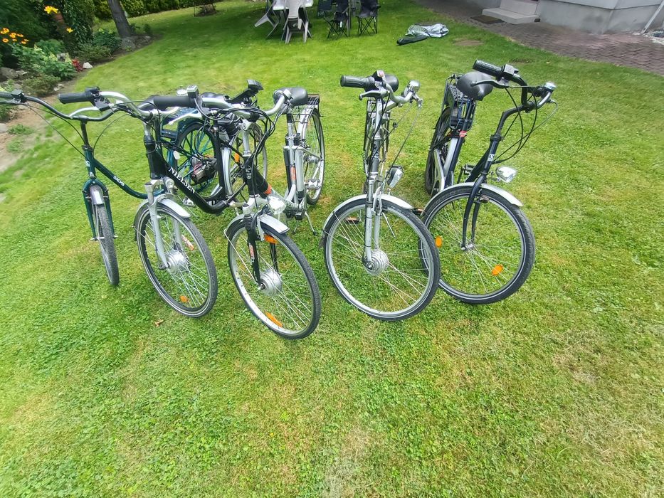 Rowery elektryczne i spalinowe