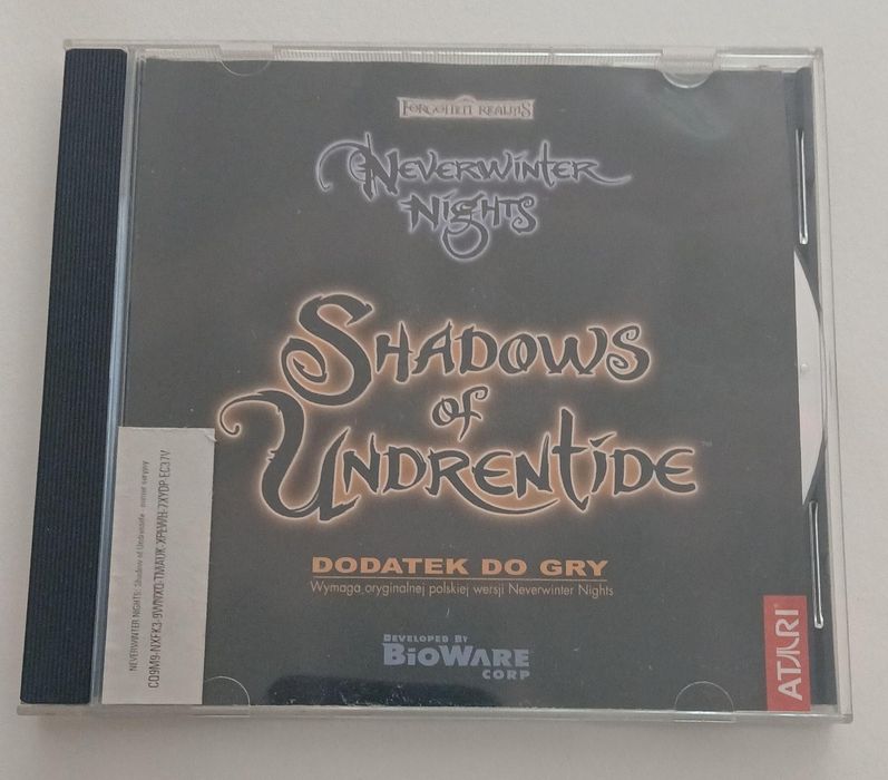 Neverwinter Nights Shadows of Undrentide PL Dodatek PC Gra Bioware Atari RPG