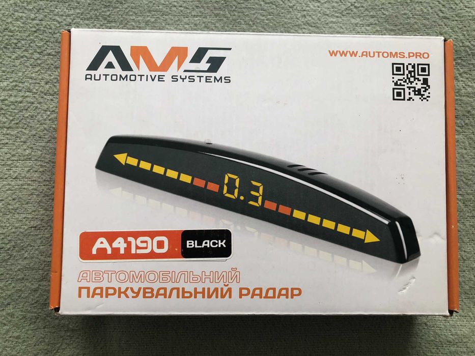 Паркувальний радар парктронік AMS A4190 Black