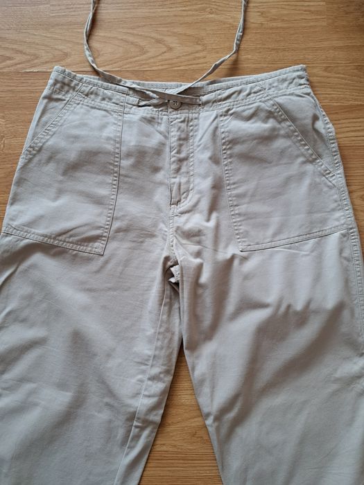 Spodnie beżowe szerokie Dunnes Stores r.40