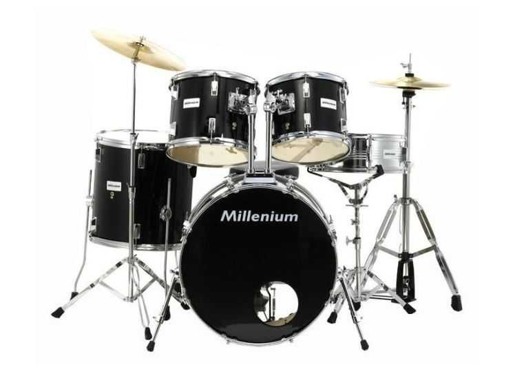 Perkusja akustyczna Millenium-brzoza-kompletny zestaw-siadać i grać!