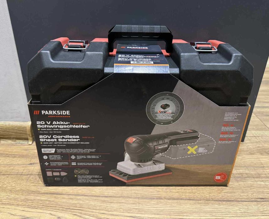 PARKSIDE PERFORMANCE Akumulatorowa szlifierka oscylacyjna 20 V - NOWA
