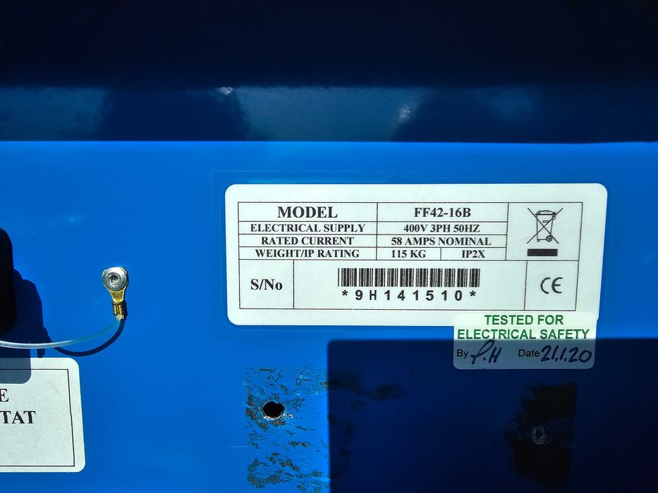 Nagrzewnica elektryczna przemysłowa FIRE FLOW 42KW gwarancja! 7900+VAT