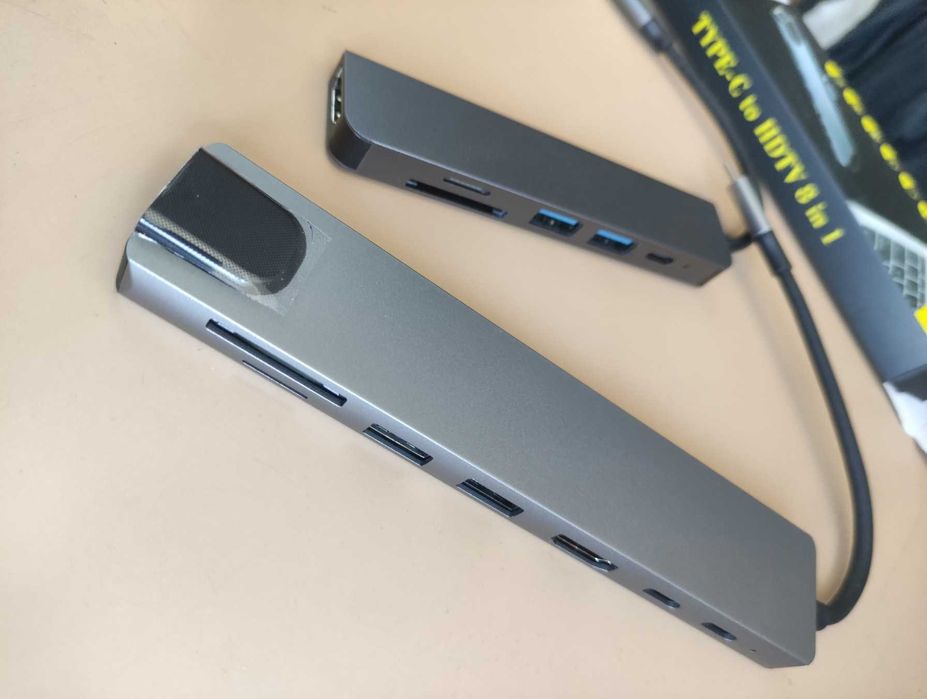 Хаб адаптер переходник USB type-C HDMI ноутбук macbook мак смартфон ТВ