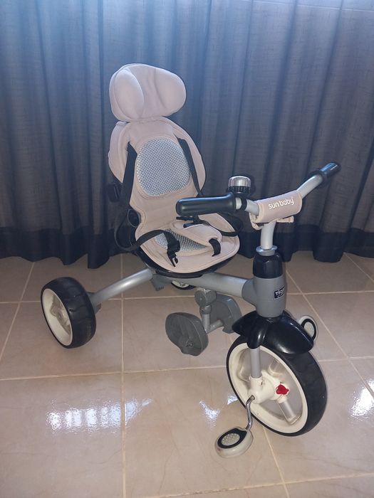 A very complete tricycle for outings.64740473406082122