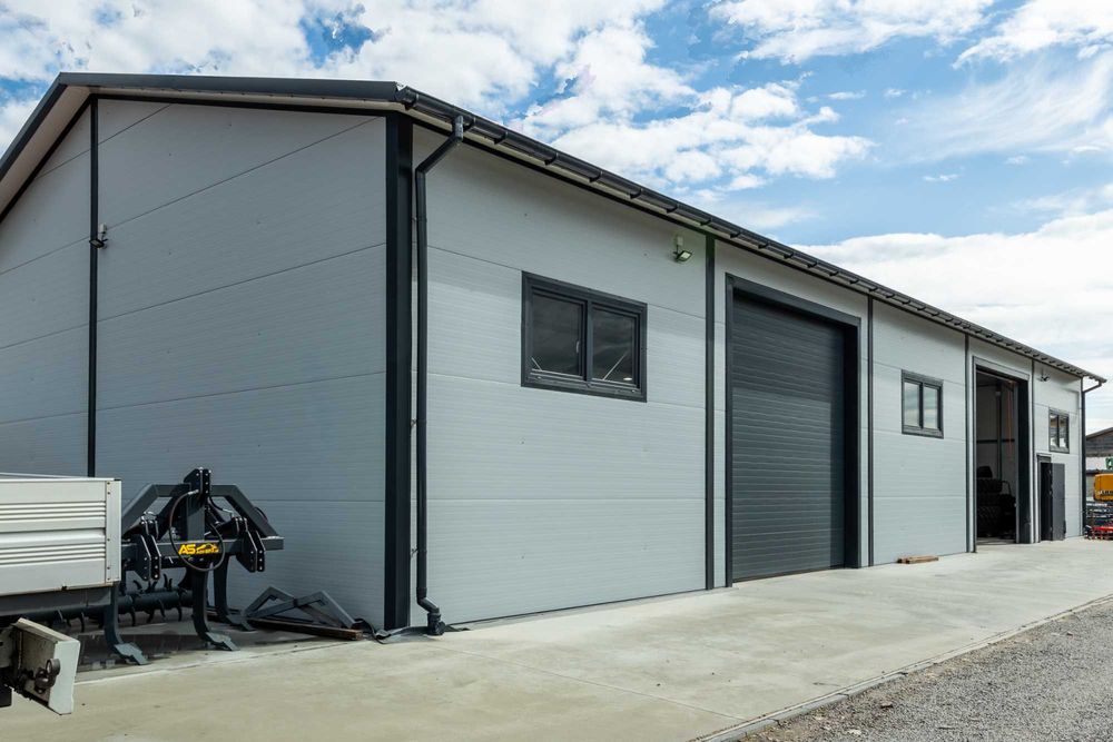 Hala magazynowa 12x25x4,6m 300m2 warsztat garaż stalowa ocynkowana