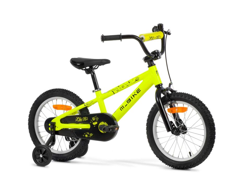 rower dziecięcy m-bike qki 16 cali żółty | lekki aluminiowy raty 10x0%