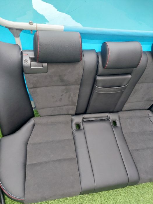 Bancos Bmw E39 Pack M Personalizados Alcântara e Pele Preta Novos