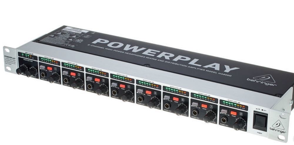 Amplificador de Headphones Behringer HA 8000 semi-novo