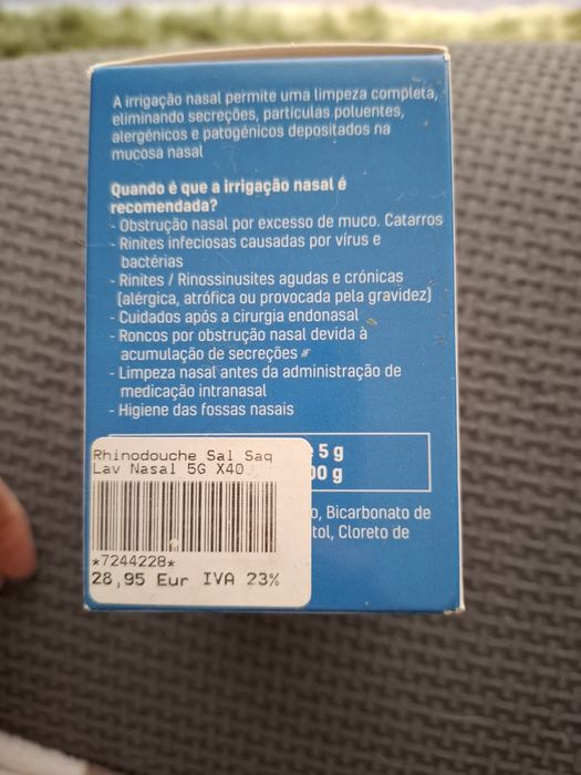 Rhinodouche sal saquetas