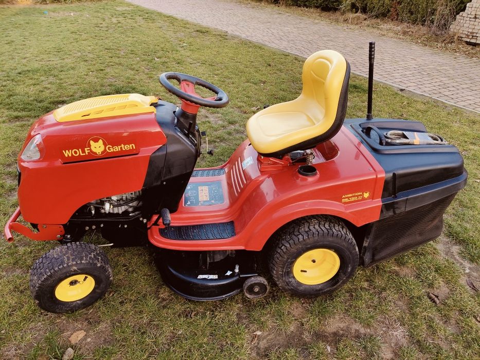 Wolf Garten 13hp traktorek kosiarka z koszem oryginał
