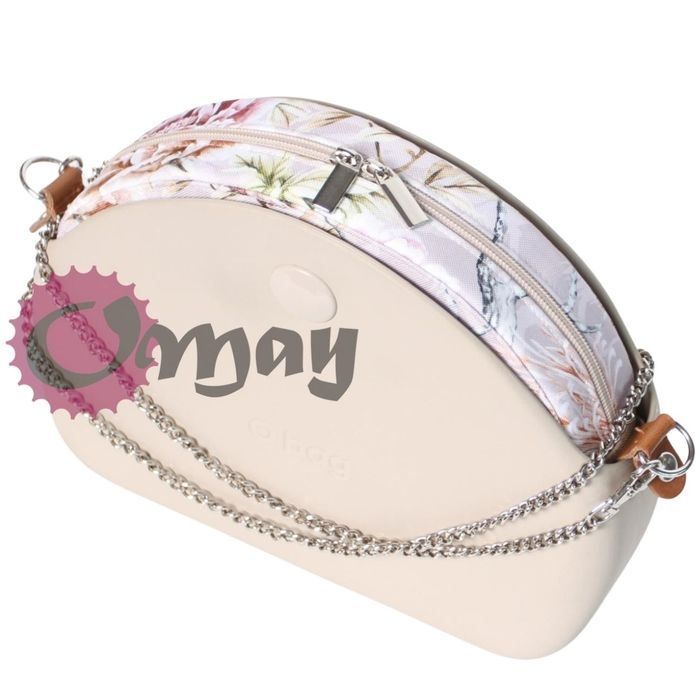 organizer Wkład do OBAG MOON LIGHT kwiaty brudny róż beż humus OMAY