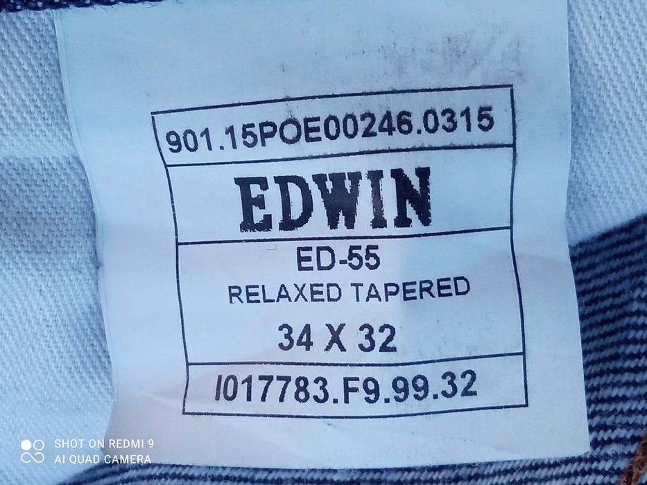 EDWIN Jeans ED-55 Relaxed 34/32 stan idealny
