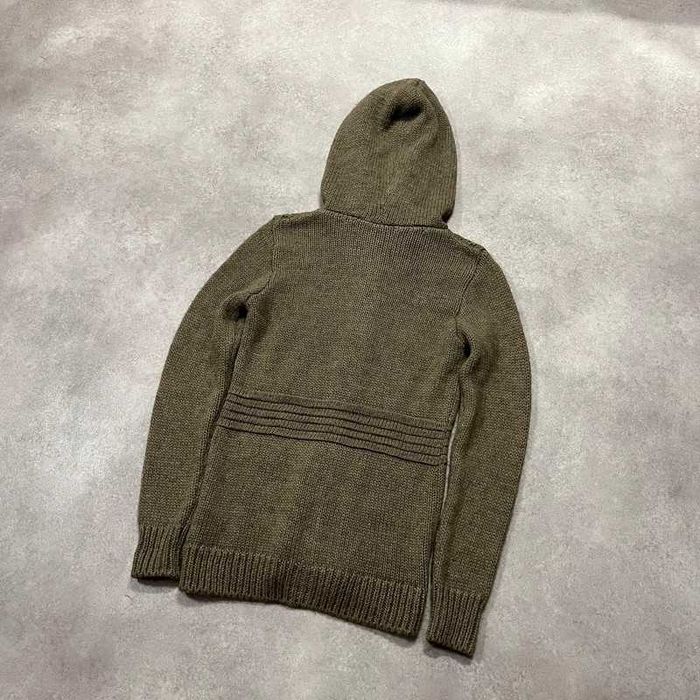 Vintage Sweter Warkocz Sztuczne Futerko Knit Sweater Retro Y2K