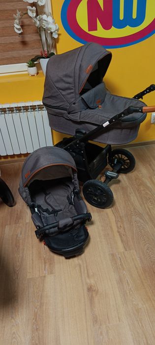 Wózek 3w1 stan bardzo dobry koła pompowane