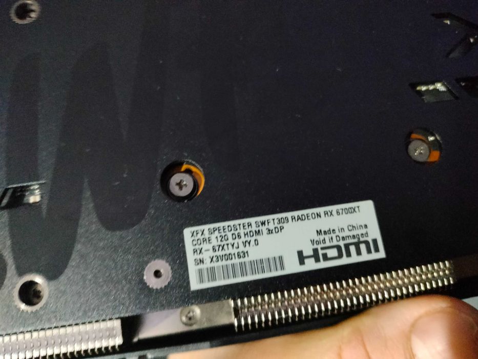 Karta RX 6700 XT 12 gb vram, AMD graficzna oryg pudełko.