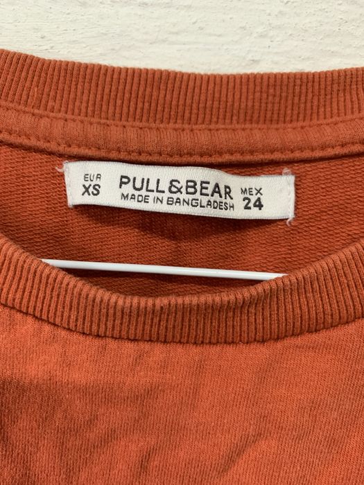футболка-топ рудого кольору Pull&Bear