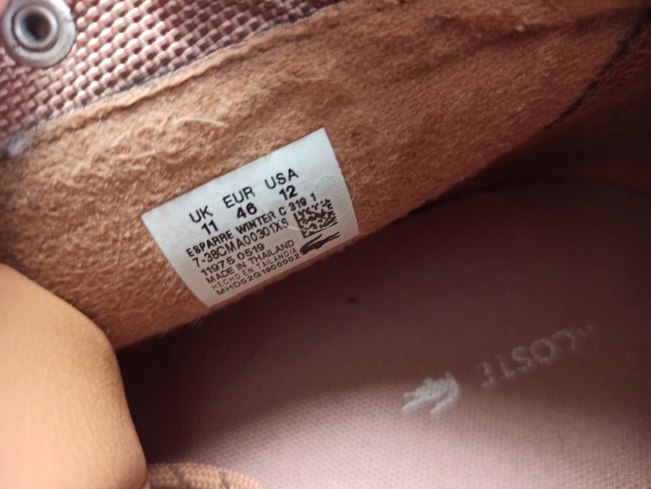 Buty Lacoste r. 46