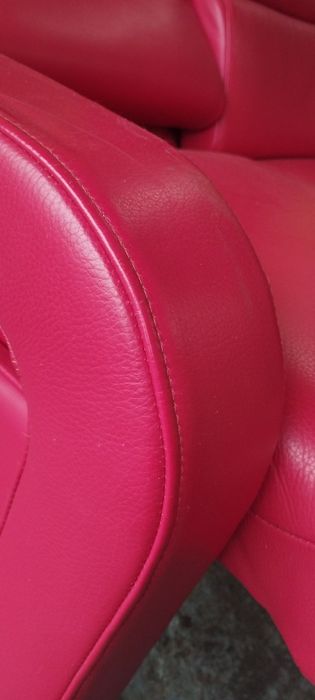 2 kanapy i 2 pufy Kler skóra naturalna