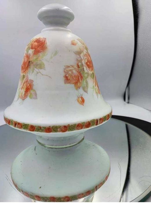 Przedwojenny klosz art deco na plafon,lampa