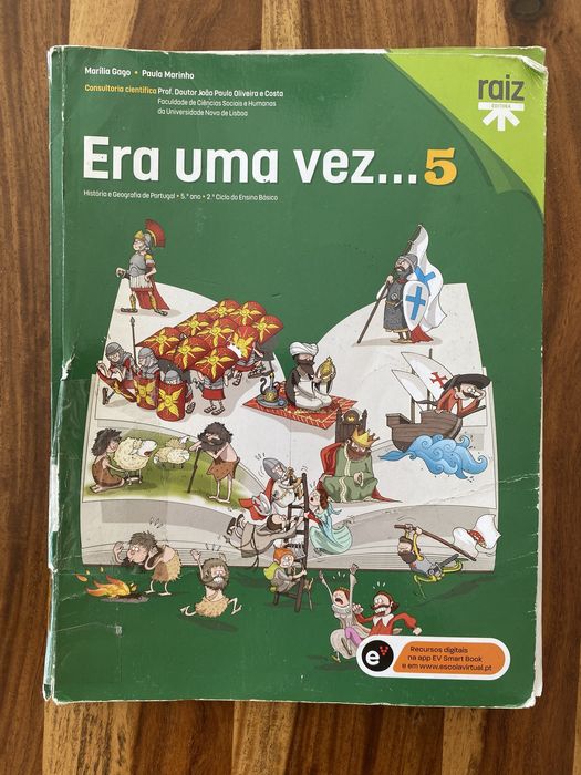Manual Era uma vez... 5 - História e Geografia de Portugal - 5.º Ano