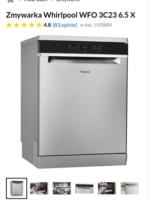 Zmywarka 60, Whirlpool uszkodzona