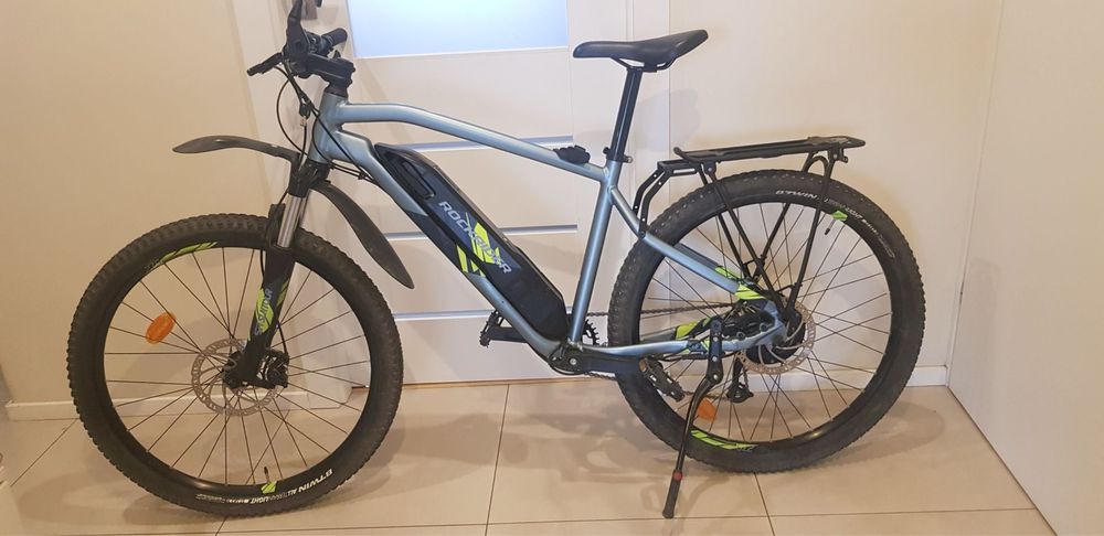 Rower elektryczny Rockrider E-ST 100 MTB 27,5” + bagażnik | sprawny