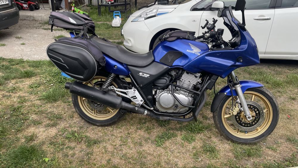 Honda CB500S з кофрами